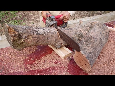 Creative Craft Wood Recycling Ideas From Discarded Tree Stumps // Satisfy DIY Woodworking Projects
