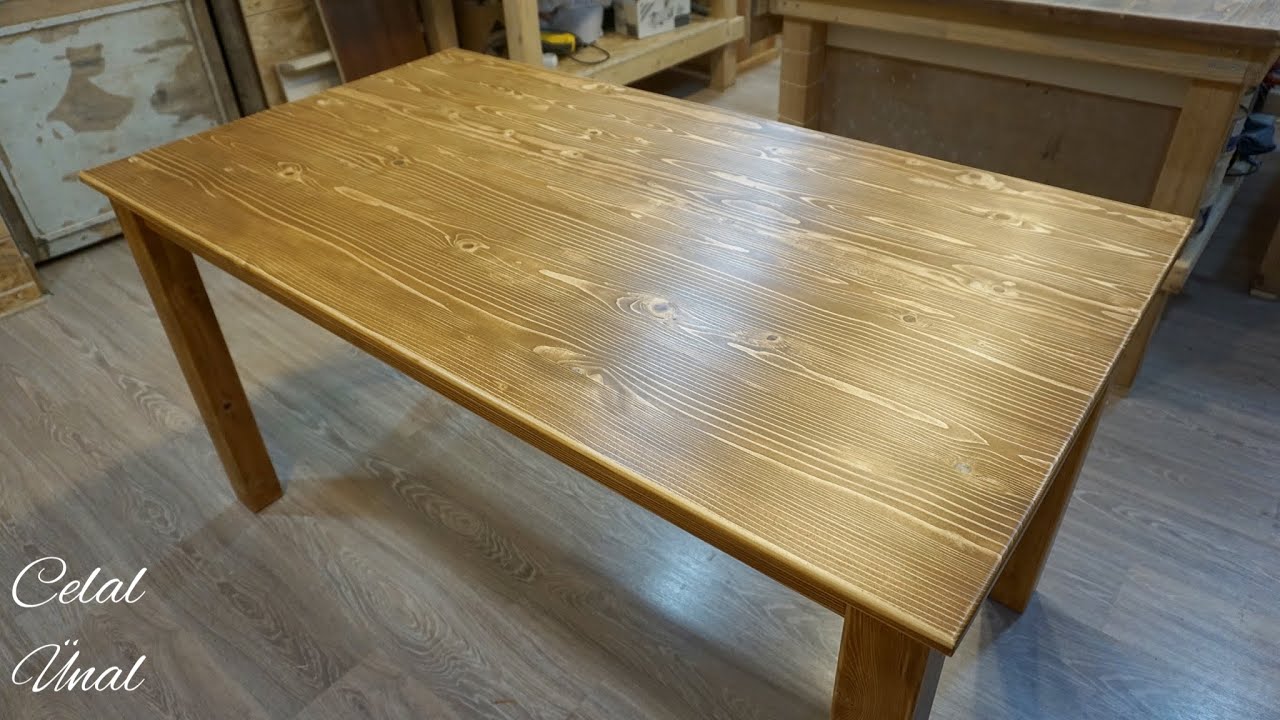 Woodworking / Making a wood table / Diy wood table / Ahşap masa yapımı