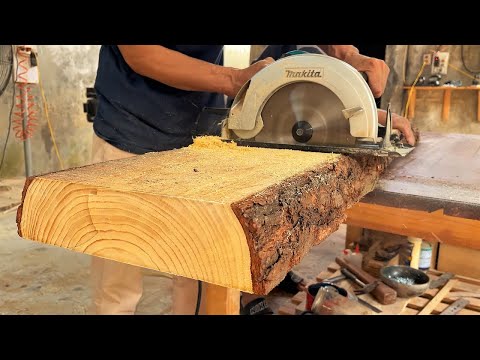 Amazing Woodwork Skills Design Perfect Giant Walnut Bed // Extremely Wonderful WoodWorking Projects