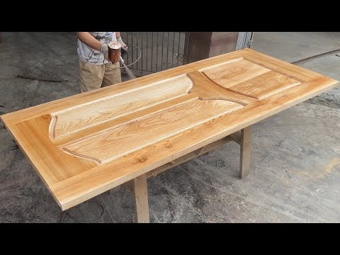 Amazing Techniques Easy Woodworking Skills – Build A Royal Wooden Door With Perfect Curves