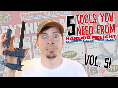 5 Woodworking Tools You Need From Harbor Freight Vol. 5
