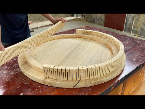 Woodworking Crafts Hands Always Creative Wonderful // Beautiful Wooden Tea Table Design Ideas
