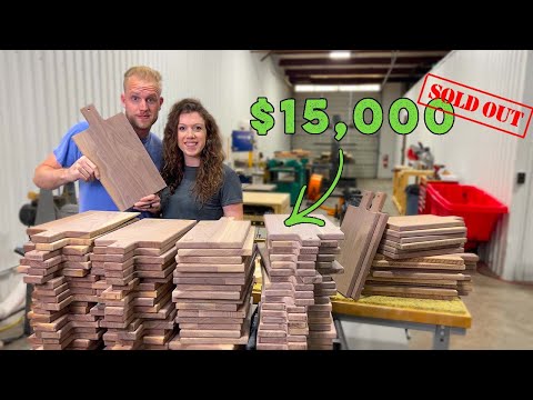 Building and Selling $15,000 worth of Charcuterie Boards