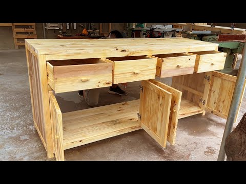 Build Your Own Cabinets // How to Build a Base Cabinet with Drawers