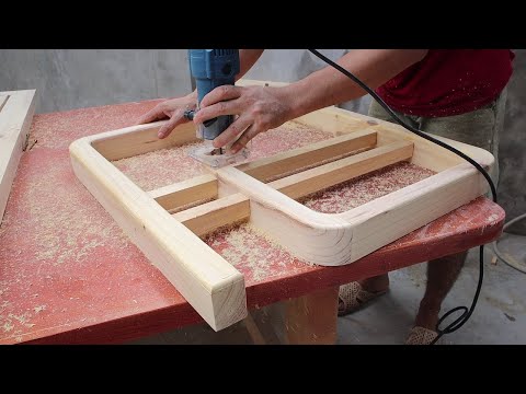 Extremely Ingenious Woodworking Skills With Amazing Joints & Curves // Unique Table In Modern Style