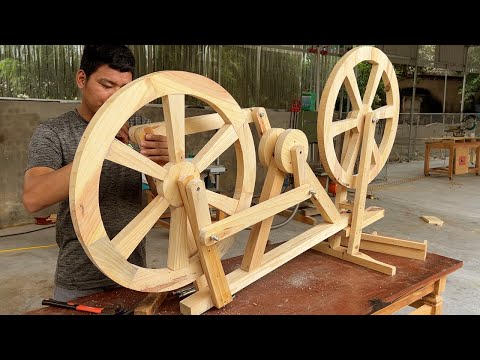Build A Wooden Bicycle That Works In The Most Ancient Way // Woodworking Inspiration ideas