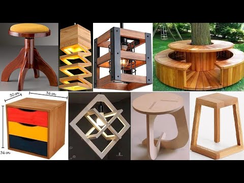 Useful wood furniture and wooden decorative pieces ideas /Woodworking project ideas/wood décor ideas