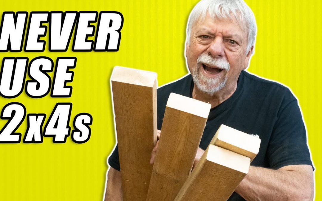Why You Should NEVER Use 2x4s for Furniture Woodworking!