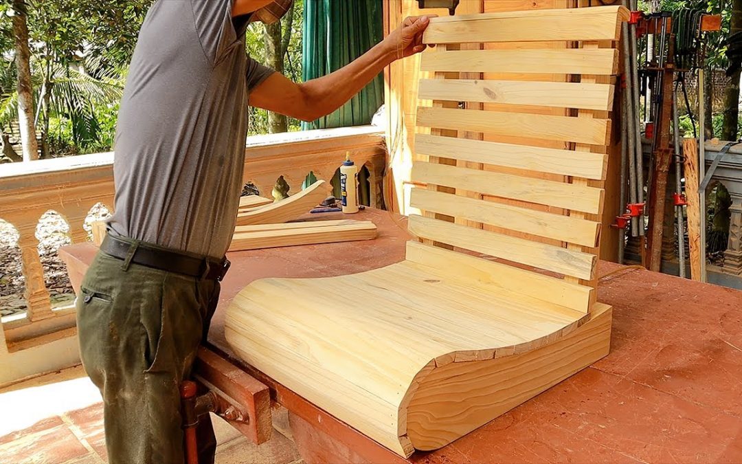 Building a Very Special Rocking Chair // Ingenious Skills and Techniques Woodworking Workers – DIY