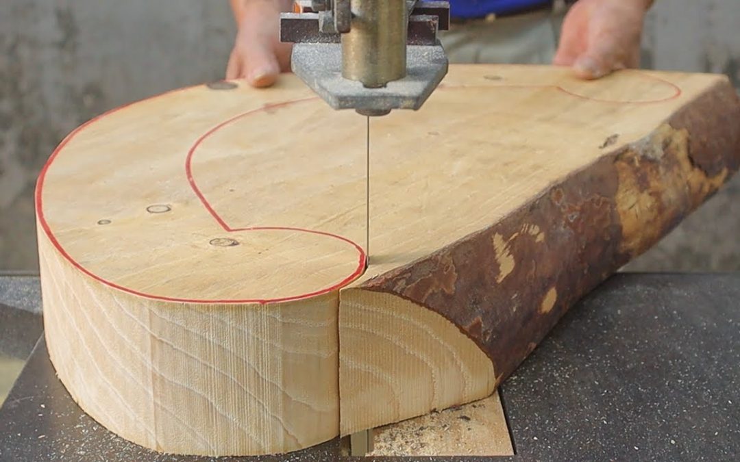 Extremely Skillful Woodworking Techniques Of Curved Woodworking Worker / Build Your Own Unique Table