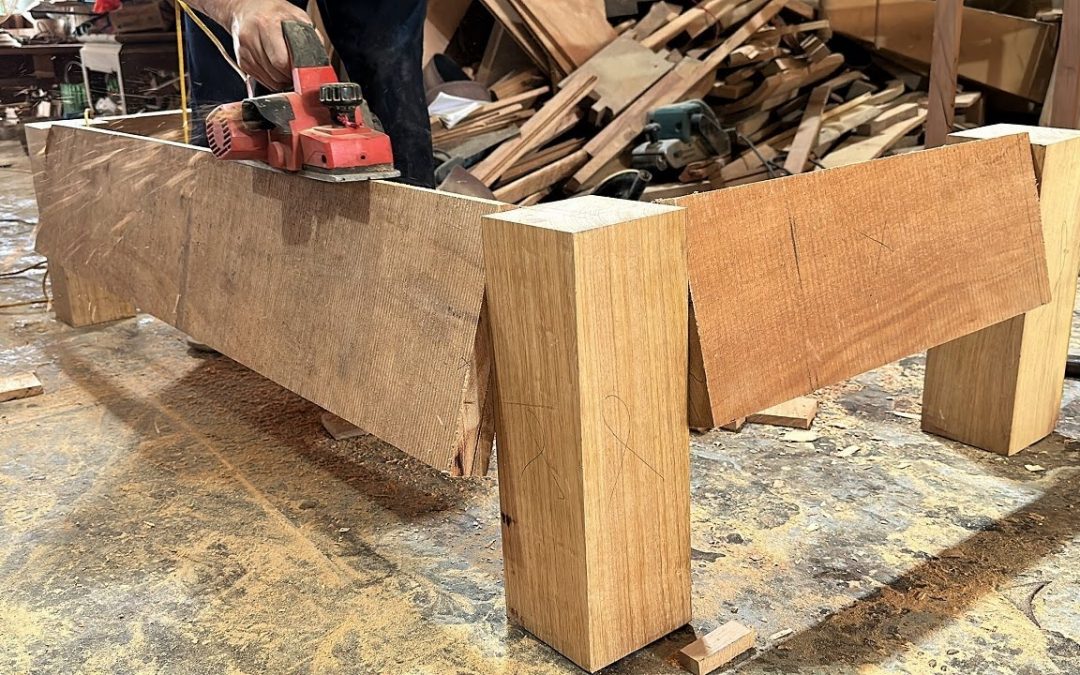 Amazing Woodworking Skills // How To Build Carved Table with Angle of Inclination Mortise & Tenon
