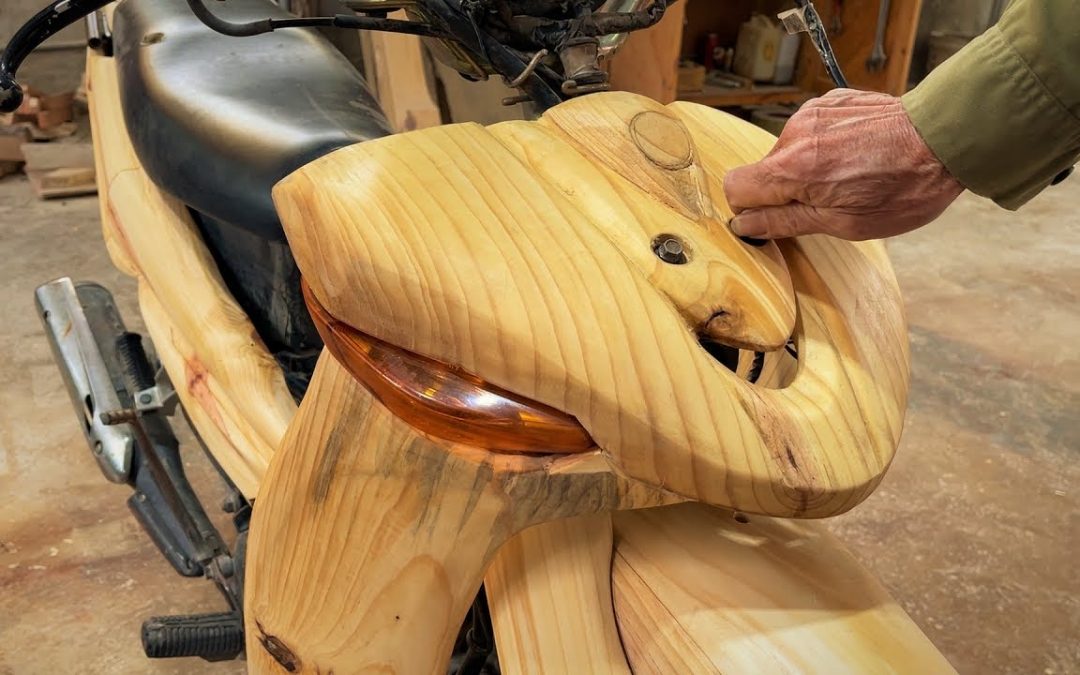 Amazing Craft Wooden Cover for Motorbike Ideas // Wooden “Yamaha Taurus” Can You’re Never Seen