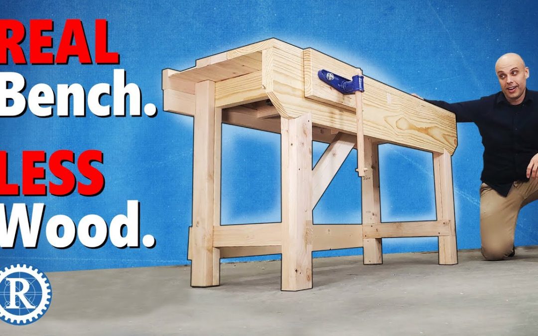 The Minimum Timber Bench // Start woodworking for less!