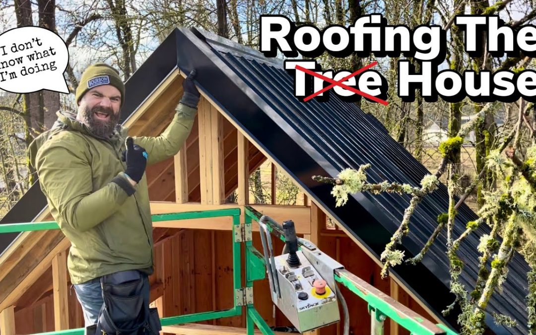 Putting a Roof On The Tree House || I Don’t Know How To Do This