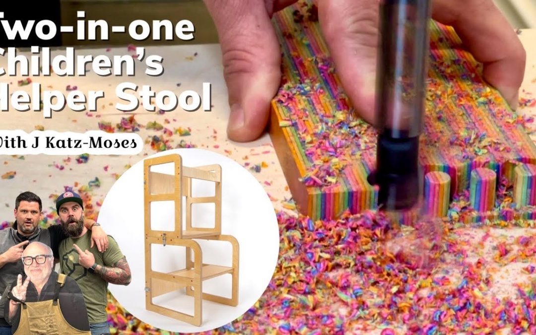 Two-in-One Child’s Helper Stool || Easy One Day Build